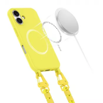 Tech-Protect Magnecklace MagSafe iPhone 16 žltá