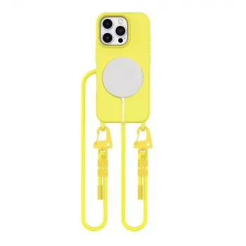 Tech-Protect Magnecklace Magsafe puzdro pre Apple iPhone 16 Pro žlté