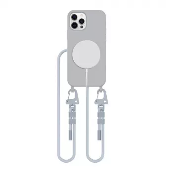 Tech-Protect Magnecklage MagSafe puzdro pre iPhone 12 / 12 Pro - sivá