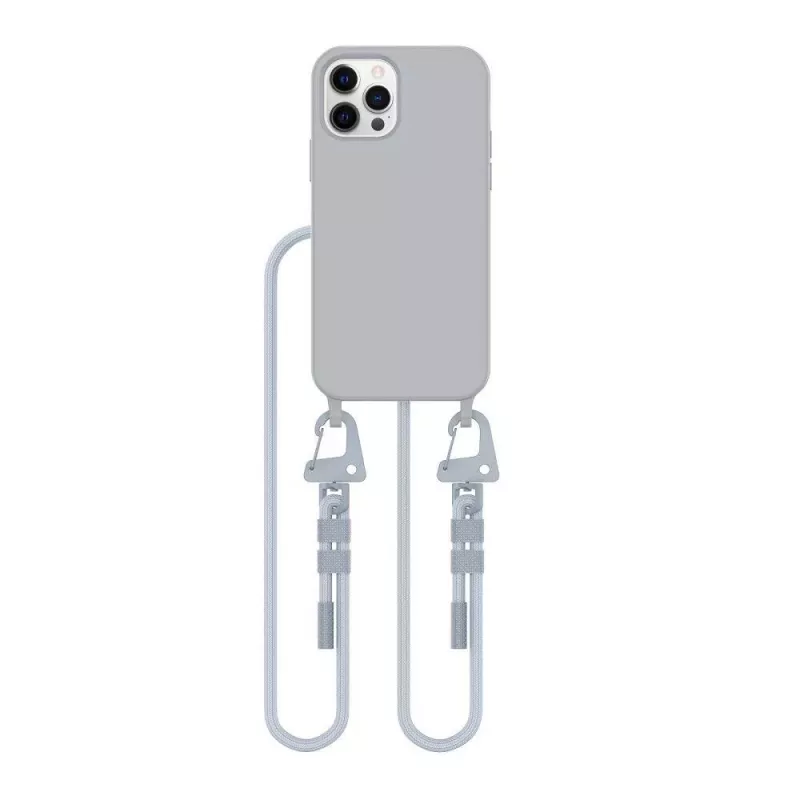 Tech-Protect Magnecklage MagSafe puzdro pre iPhone 12 / 12 Pro - sivá