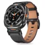 TECH-PROTECT DELTA PRO SAMSUNG GALAXY WATCH ULTRA 2024 / 2025 (47 MM) KOŽA ČIERNA