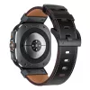 TECH-PROTECT DELTA PRO SAMSUNG GALAXY WATCH ULTRA 2024 / 2025 (47 MM) KOŽA ČIERNA