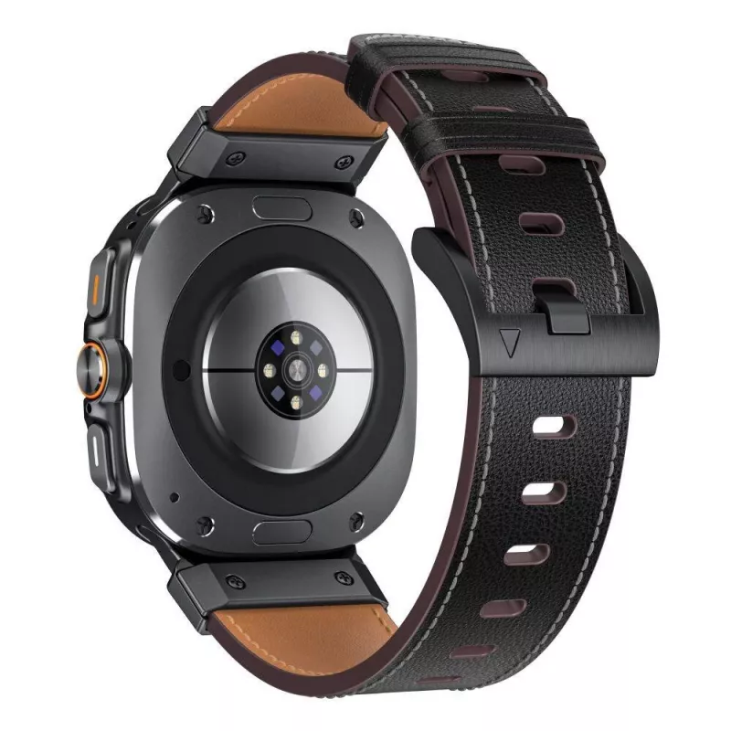 TECH-PROTECT DELTA PRO SAMSUNG GALAXY WATCH ULTRA 2024 / 2025 (47 MM) KOŽA ČIERNA