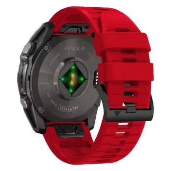 TECH-PROTECT SILICONE LINE GARMIN FENIX 5X / 5X PLUS / 6X / 6X PRO / 7X / 8 (51 MM) ČERVENÁ