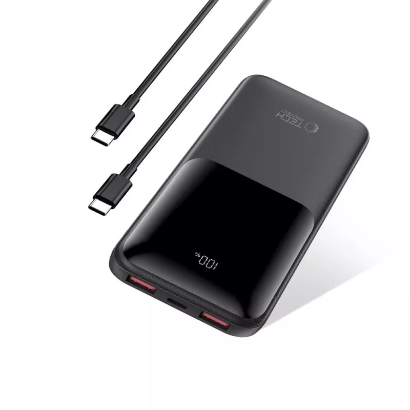 TECH-PROTECT PB01 power banka 10000mAh 22.5W čierna