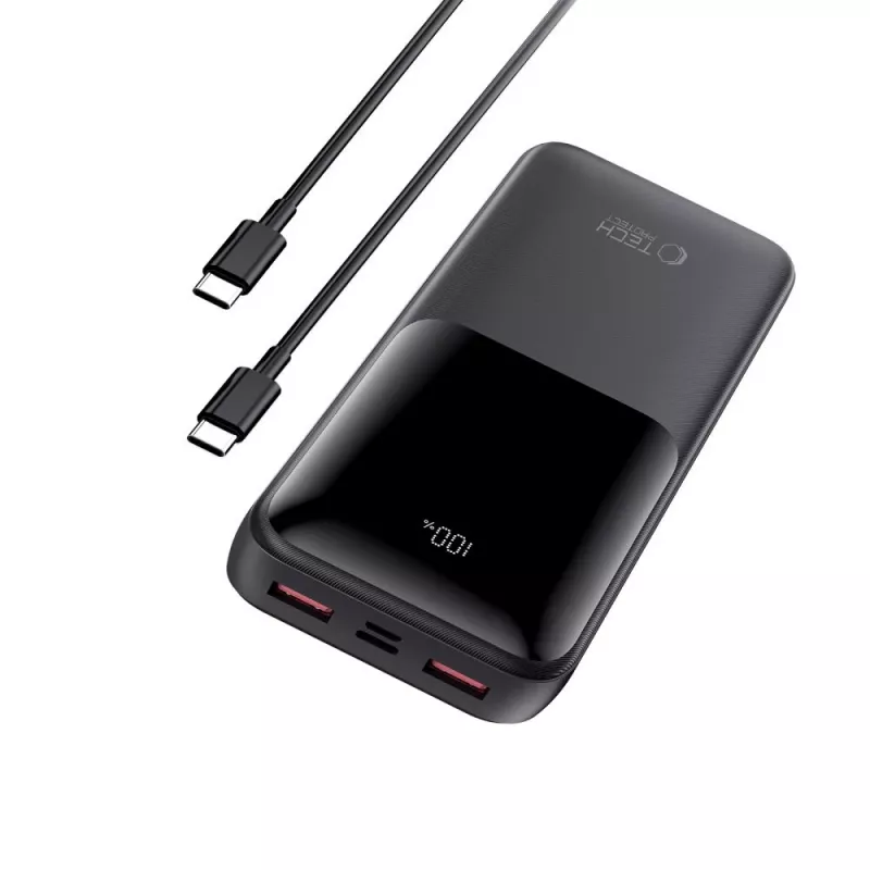 TECH-PROTECT PB02 power banka 20000mAh 22.5W čierna