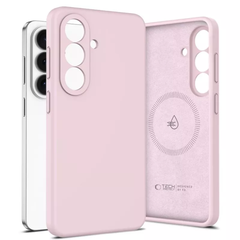 Tech-Protect Silicone MagSafe puzdro pre Samsung Galaxy S26 - Pink Pearl