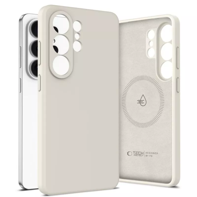 Tech-Protect Silicone MagSafe puzdro pre Samsung Galaxy S26 Ultra - Cosmic Latte