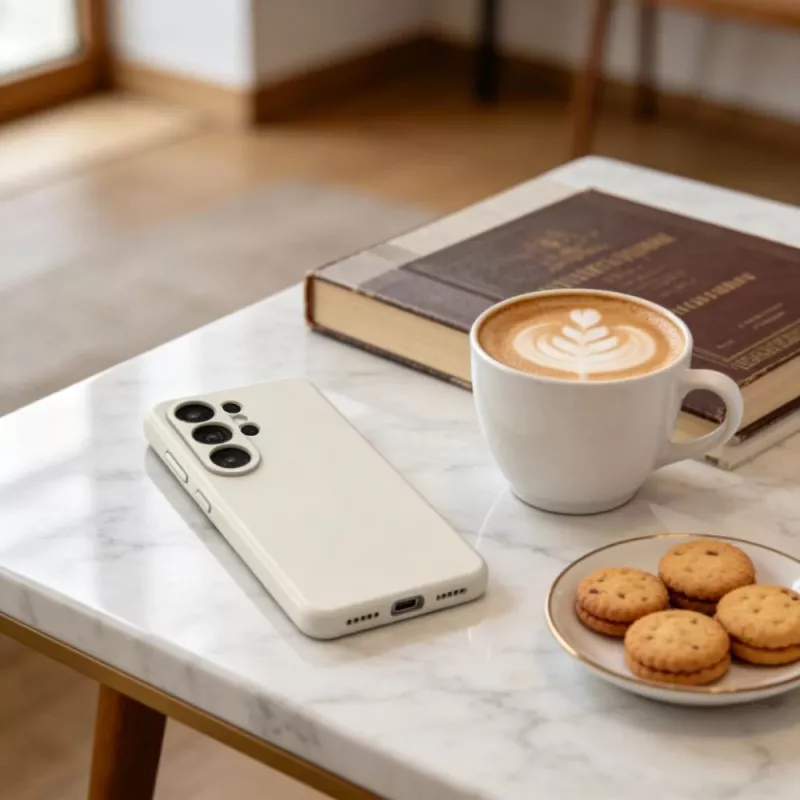 Tech-Protect Silicone MagSafe puzdro pre Samsung Galaxy S26 Ultra - Cosmic Latte