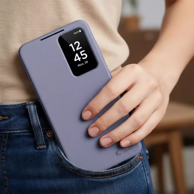 Tech-Protect Smart Wallet Galaxy S26 fialová