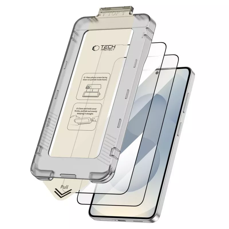 TECH-PROTECT Quick Set+ 2 balenie tvrdené sklo ochranná fólia pre Samsung Galaxy S26+ Plus čierna