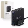 TECH-PROTECT DC240W-GAN 6-portová stolná nabíjačka PD 240W / QC3.0 čierna