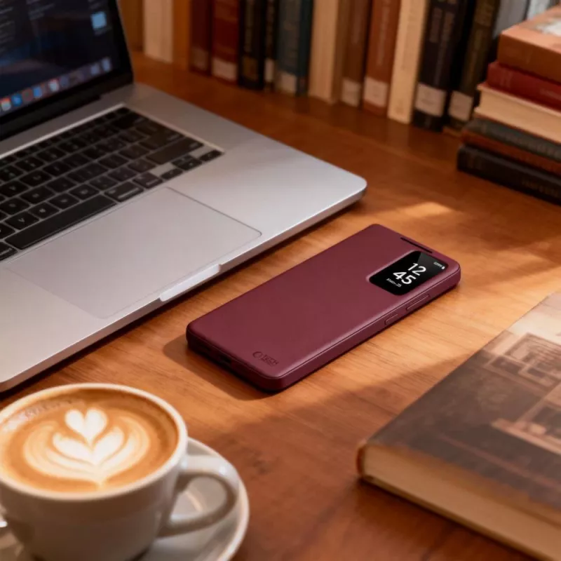 TECH-PROTECT SMART WALLET GALAXY A57 5G morušová