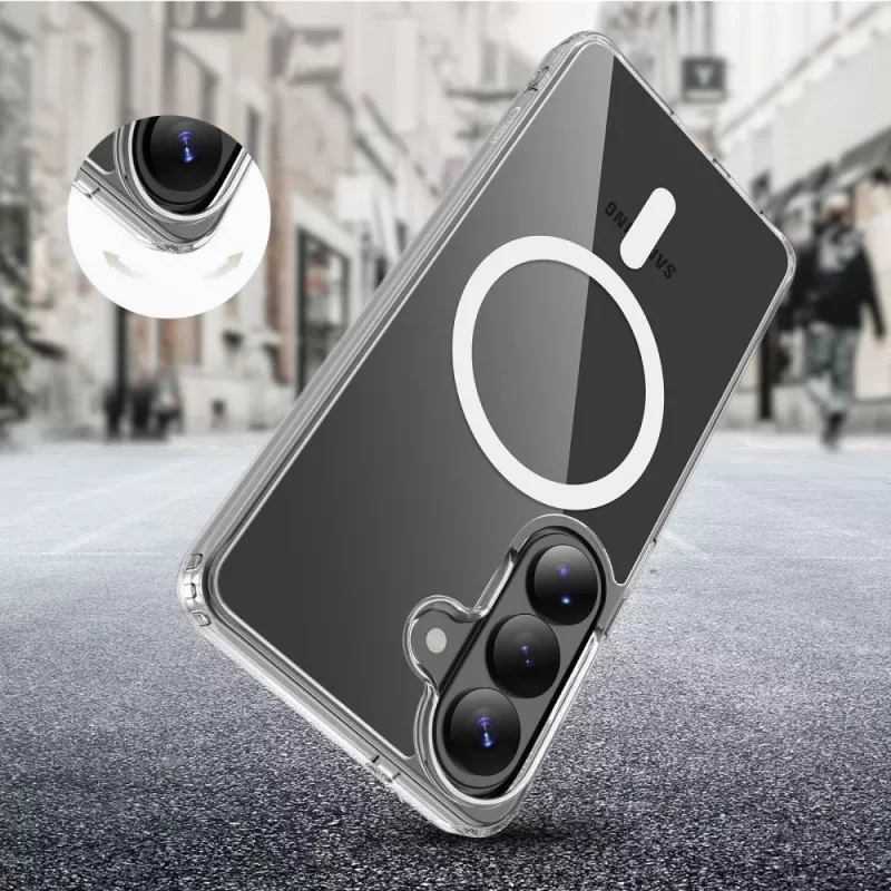 Tech-Protect Flexair Hybrid Magsafe puzdro pre Samsung Galaxy A36 / A56 / A37 5G, priehľadné