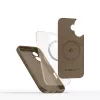 Tech-Protect Silicone MagSafe puzdro pre Apple iPhone 16E / 17E - čokoládovo hnedá