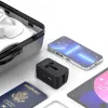 TECH-PROTECT TA300 cestovný adaptér EU / UK / US / AU čierny