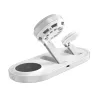 TECH-PROTECT A51 ARCTICBOOST 3-in-1 Magnetic MagSafe bezdrôtová nabíjačka 25W Qi2.2 biela