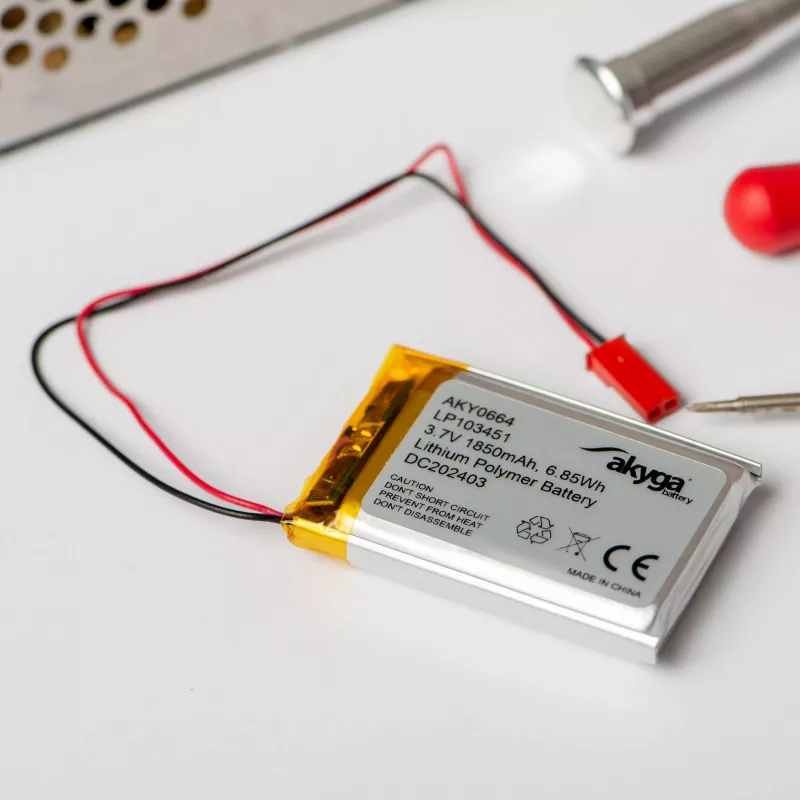 Akyga AKY0640 LP674261 Li-Po batéria 3,7 V 2000 mAh, PCM, Molex 5264 2-polový, 50 mm