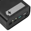 Akyga AK-BC-05 Skrinka na powerbanku 37000 mAh, 12x 18650, 22,5W, Qi, USB-C, 2x USB-A, Lightning