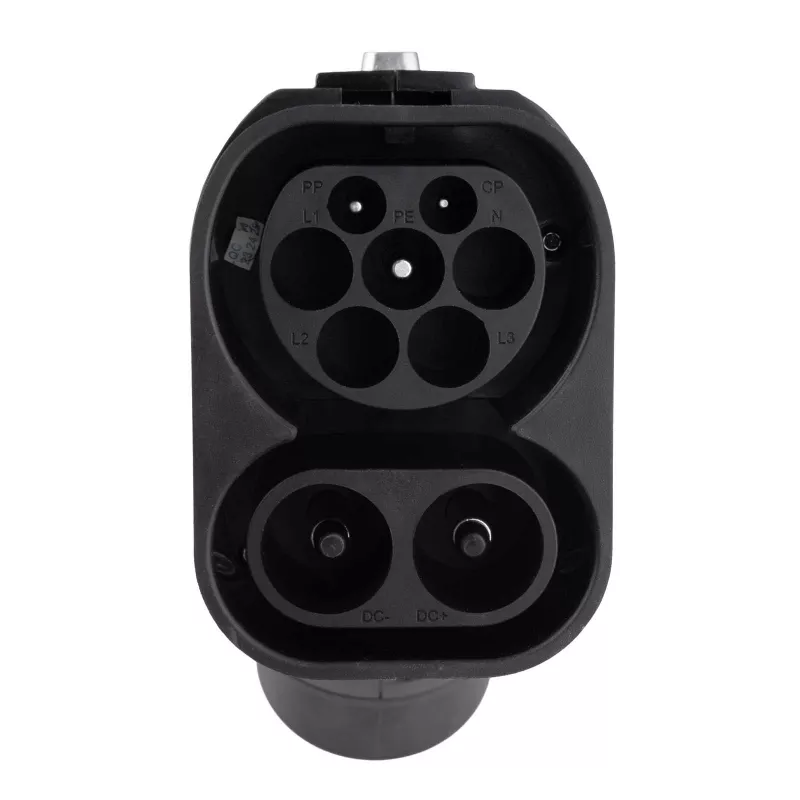 Akyga AK-SC-E20 CCS2 na GB/T DC nabíjací adaptér 1000V 250A čierna