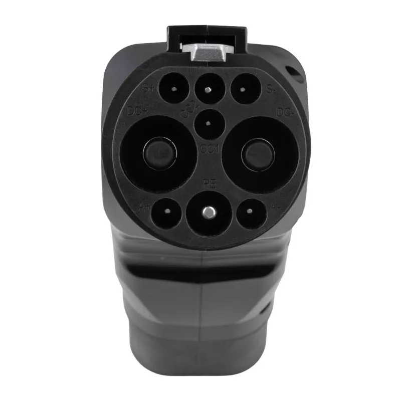 Akyga AK-SC-E20 CCS2 na GB/T DC nabíjací adaptér 1000V 250A čierna