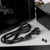 Akyga AK-PC-08S napájací kábel CEE 7/7 (Schuko) na IEC C13, 3 x 1,5 mm² meď, 10 m, čierny