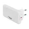 Akyga AK-CH-31 plochá GaN USB nabíjačka 65 W, USB-C PD + USB-A, biela