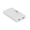 Akyga AK-CH-32 plochá GaN USB-C nabíjačka 65 W, 2 x USB-C PD, biela