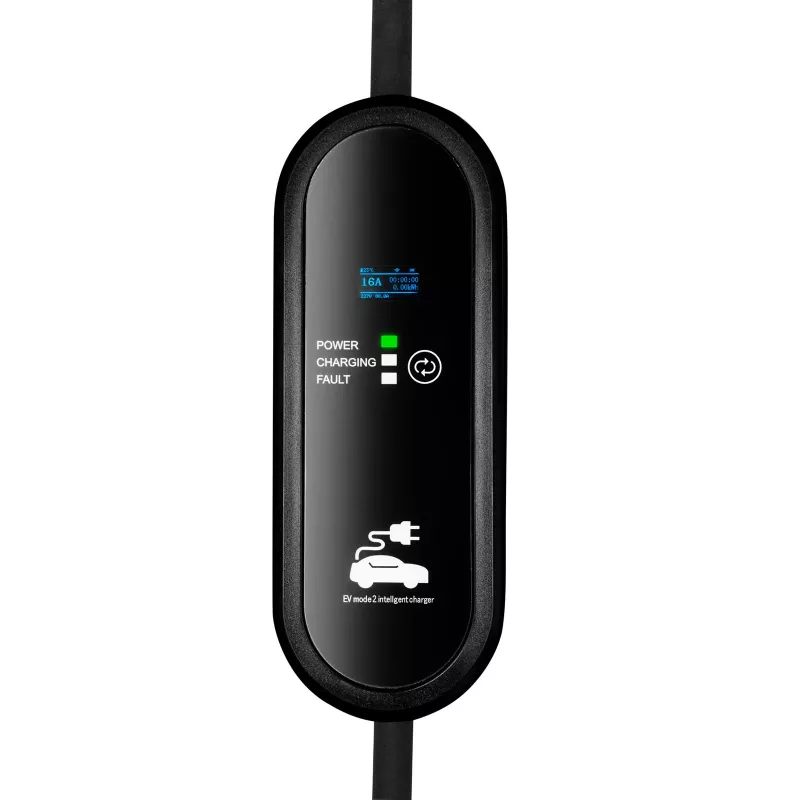 Akyga AK-EC-23 Nabíjačka pre elektromobily GB/T LCD 1-fázová 16A 3,8kW 5m