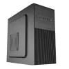 Akyga AK19BK Micro-Tower PC skriňa, Micro-ATX / Mini-ITX, USB-C + USB 3.0 + 2x USB 2.0, bez napájacieho zdroja, čierna