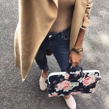Canvaslife 15-16 Navy Rose puzdro na notebook