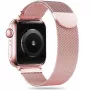 TECH-PROTECT Milanese Loop remienok pre Apple Watch 4 / 5 / 6 / 7 / 8 / 9 / SE (38 / 40 / 41 mm) ružové zlato