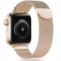TECH-PROTECT Milanese Loop remienok pre Apple Watch 4 / 5 / 6 / 7 / 8 / 9 / SE (38 / 40 / 41 mm) zlatý