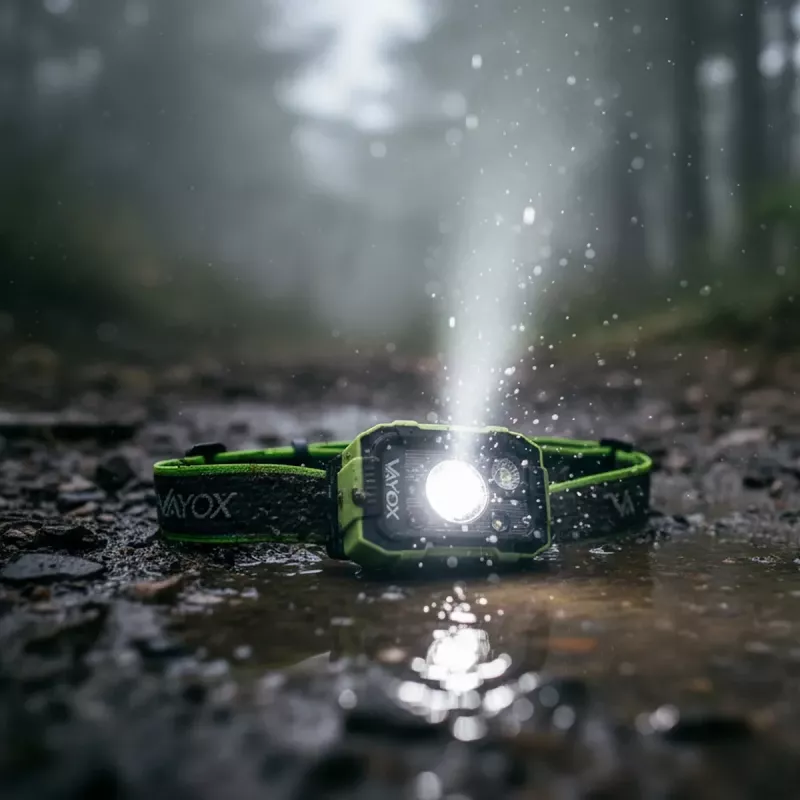 VAYOX DUAL HAMMER 500lm Pro Series nabíjacia čelová lampa VA0415