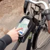 Vayox VA0450 cyklistická rámová taška s dvomi taškami a priehradkou na telefón, čierna