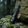 VAYOX Tactical Flashlight 2000lm biele + červené svetlo + zelený laser VA0457