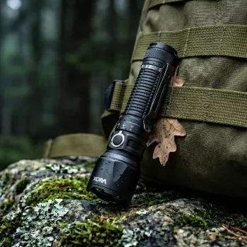 VAYOX Tactical Flashlight 2000lm biele + červené svetlo + zelený laser VA0457