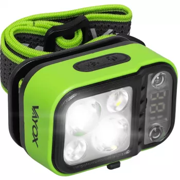 VAYOX VA0454 nabíjacia LED čelová lampa 220 lúmenov 800mAh IPX4 teplá biela, neutrálna biela, červená
