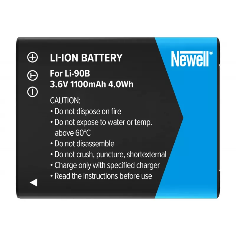 Newell náhradná batéria LI-90B pre Olympus