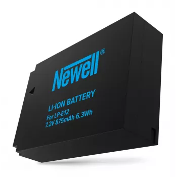 Newell náhradná batéria pre Canon LP-E12, 875mAh, 7,2V Li-Ion