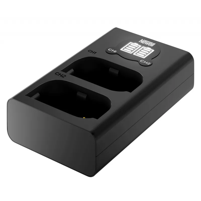 Newell dvojkanálová nabíjačka USB-C DL-USB-C pre batériu Panasonic DMW-BLK22 čierna