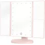Humanas HS-ML04 LED make-up zrkadlo s osvetlením - ružové