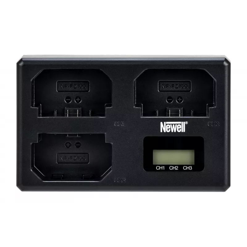 Newell TT-USB-C trojkanálová nabíjačka batérií pre Sony NP-FZ100