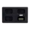 Newell TT-USB-C trojkanálová nabíjačka pre batérie Sony NP-FW50
