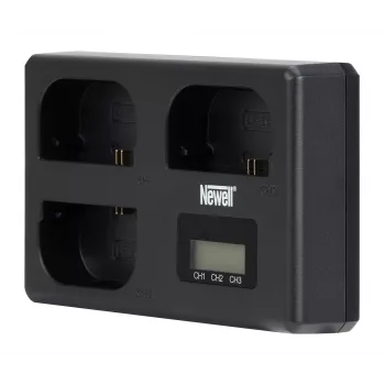 Newell TT-USB-C trojkanálová nabíjačka pre batérie Canon LP-E6