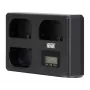 Newell TT-USB-C trojkanálová nabíjačka pre batérie Canon LP-E6