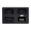 Newell TT-USB-C trojkanálová nabíjačka pre batérie Canon LP-E6
