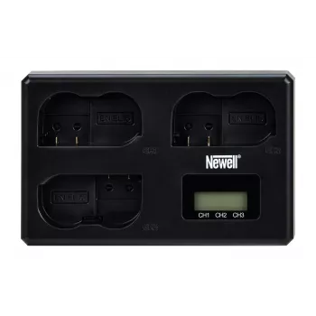 Newell TT-USB-C trojkanálová nabíjačka pre batérie Nikon EN-EL15