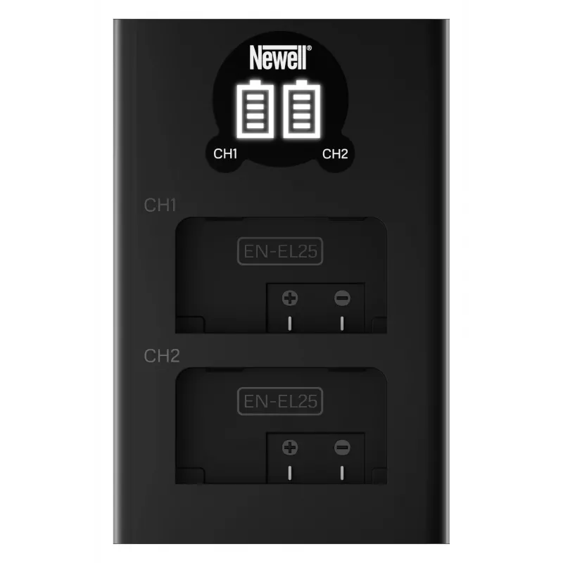 Newell DL-USB-C dvojkanálová nabíjačka batérií pre Nikon EN-EL25