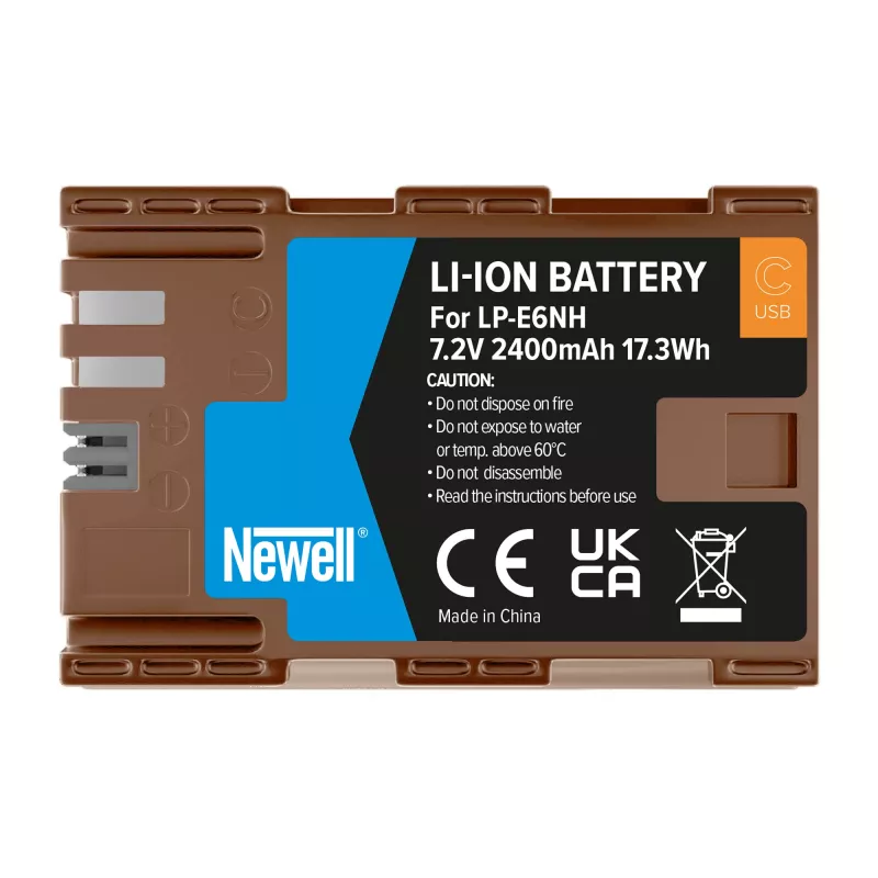 Newell náhradná batéria LP-E6NH USB-C pre Canon